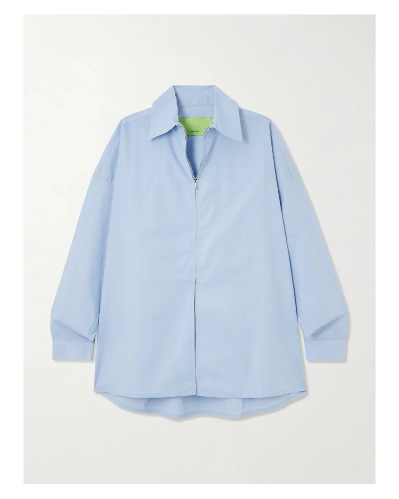 GAUGE81 Cosala Hemd Aus Baumwollpopeline - Blau Blau