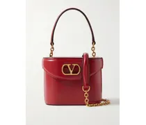 Vain Schultertasche Aus Leder - Rot
