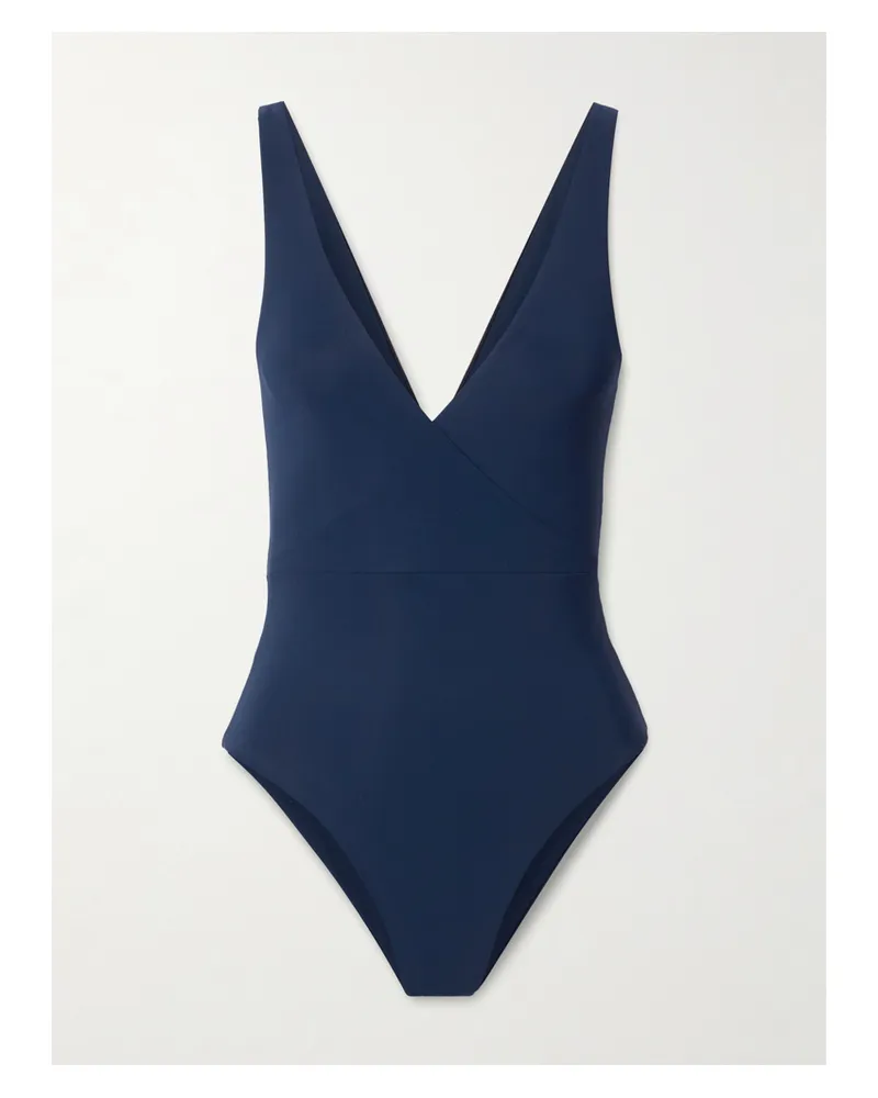 LIDO Trentaquattro Badeanzug Mit Wickeleffekt - Blau Blau