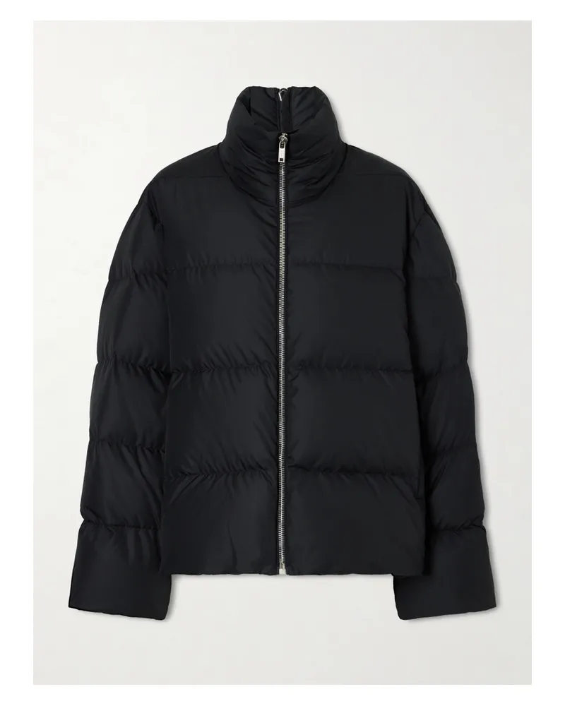 Rick Owens Moncler Cyclopic Quilted Shell Down Jacket - Black Black