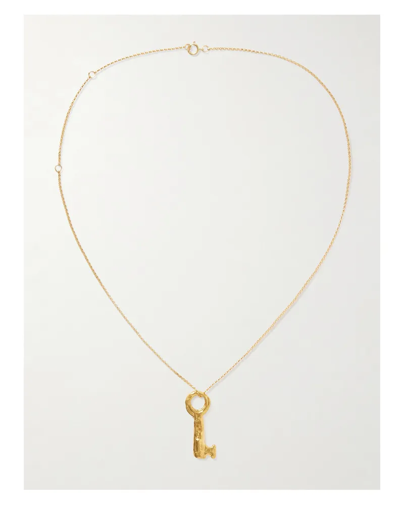 Alighieri The Key Of The Night Vergoldete Kette Gold