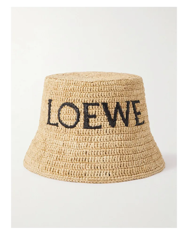 Loewe Paula's Ibiza Fischerhut aus einer Raffiabastmischung Neutral