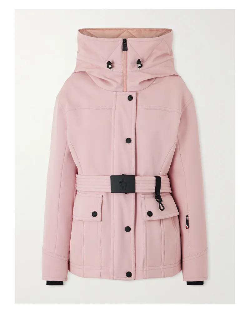 Moncler Isle Skijacke Aus Stretch-twill Mit Daunenfüllung - Pink Pink