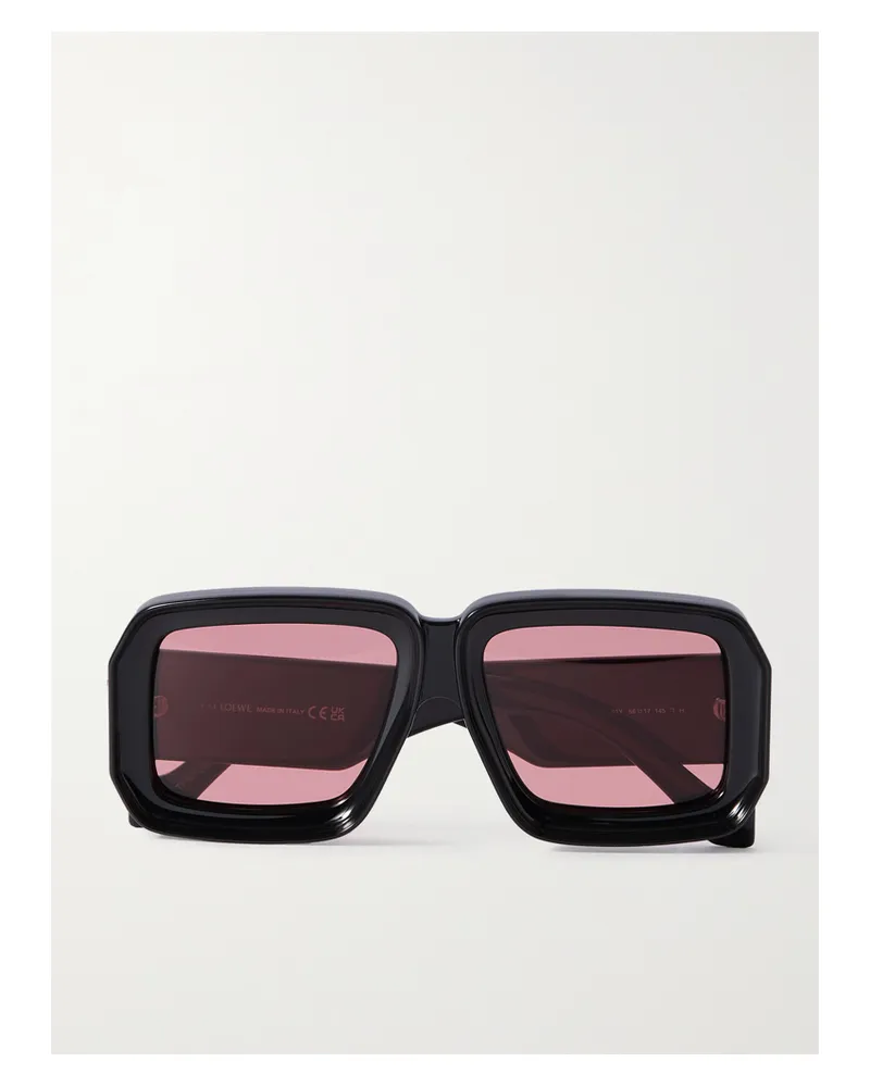 Loewe Paula's Ibiza Square-frame Acetate Sunglasses - Black Black