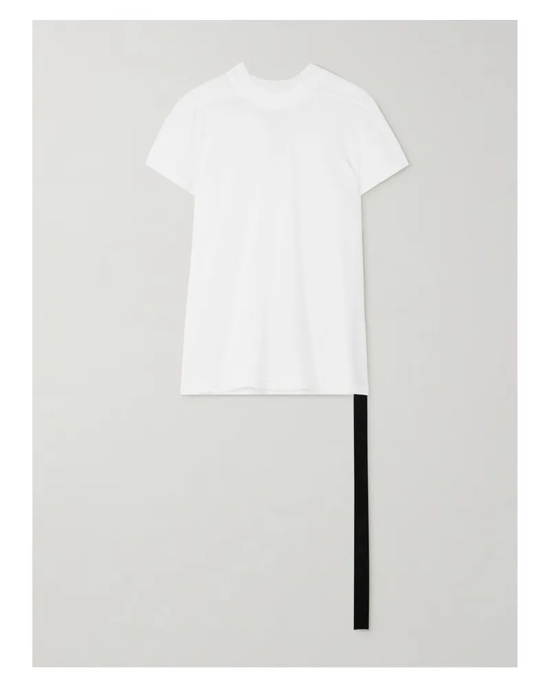 Rick Owens Level T-shirt aus Baumwoll-jersey Weiß