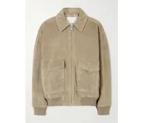 Vivienne Suede Jacket - Neutrals