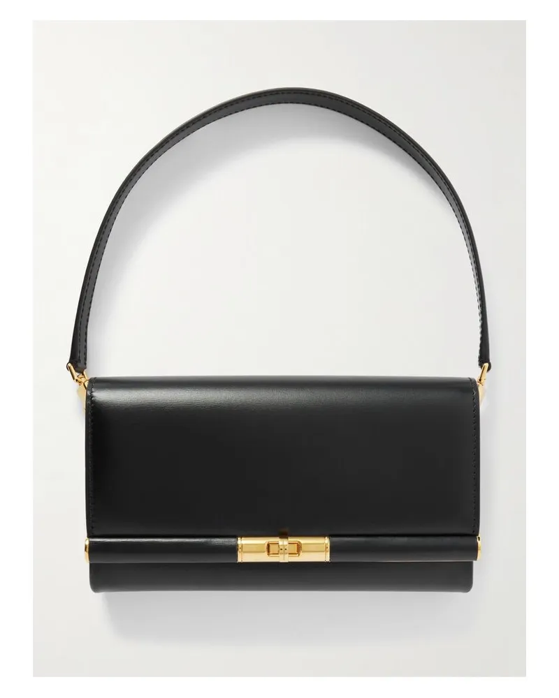 Dolce & Gabbana Marlene Schultertasche Aus Leder - Schwarz Schwarz
