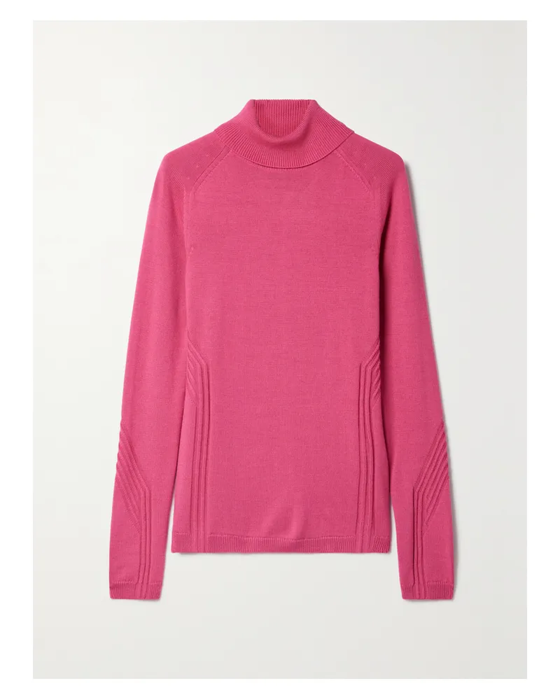 Falke Strickpullover Mit Rollkragen - Pink Pink