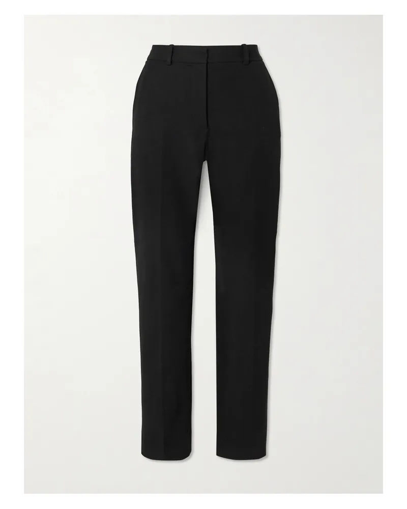 Joseph Coleman Verkürzte Hose Mit Schmalem Bein Aus Stretch-twill - Schwarz Schwarz