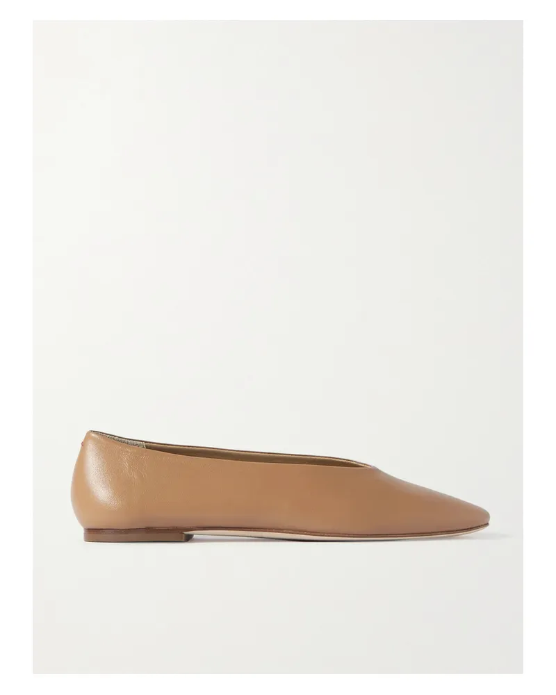 aeyde Kirsten Ballerinas Aus Leder - Neutral Neutral