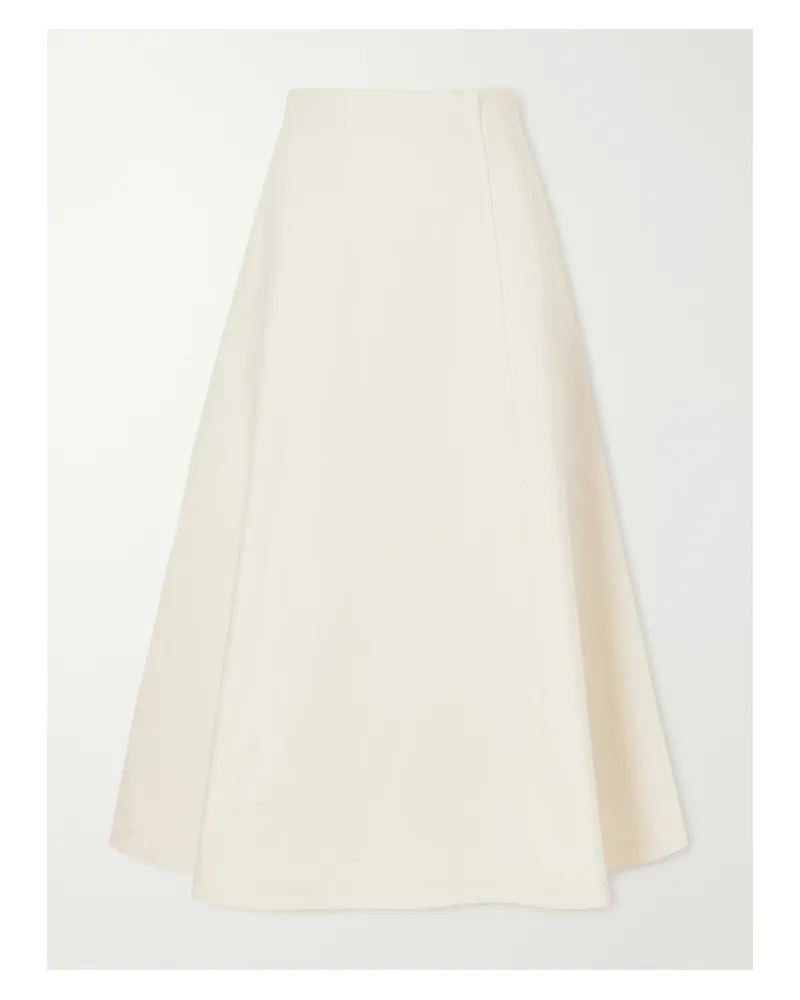 DESTREE India Denim Midi Skirt - Neutrals Neutrals