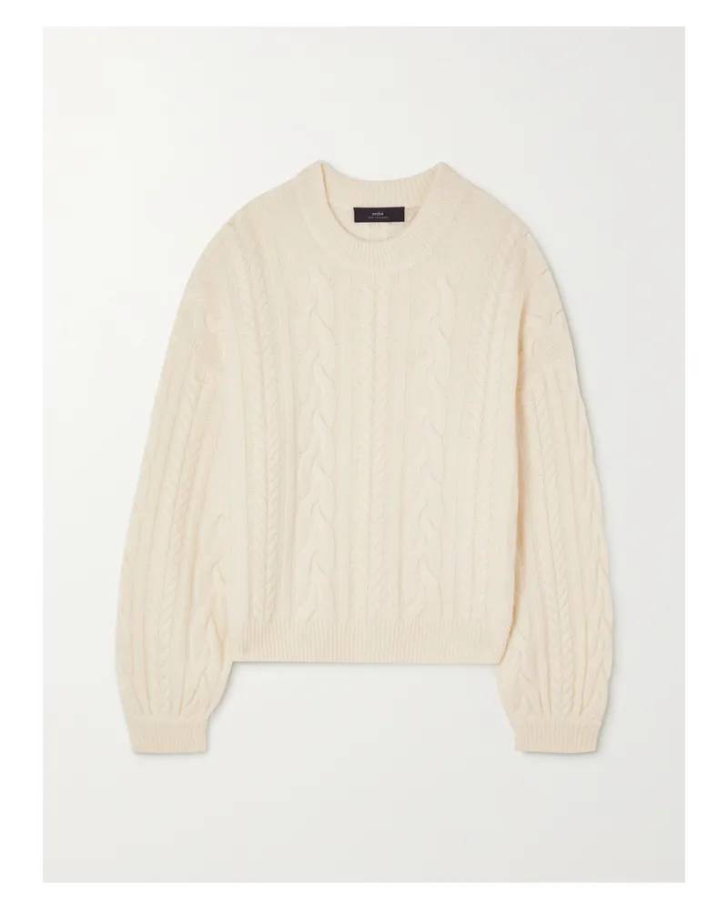 arch4 Marina Cable-knit Cashmere Sweater - Ivory Ivory