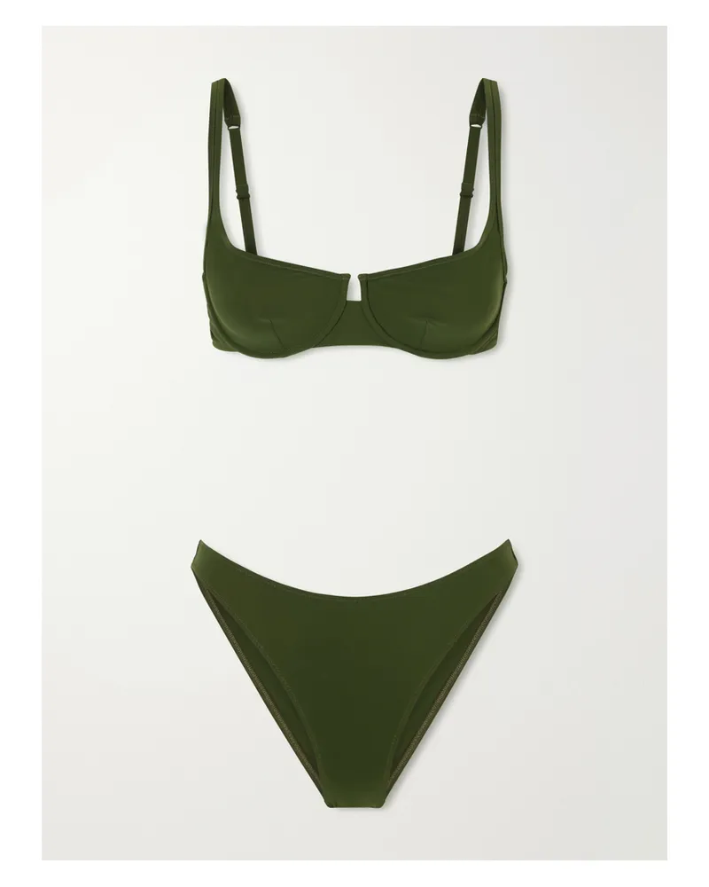 LIDO Cinquantasei Underwired Bikini - Green Green