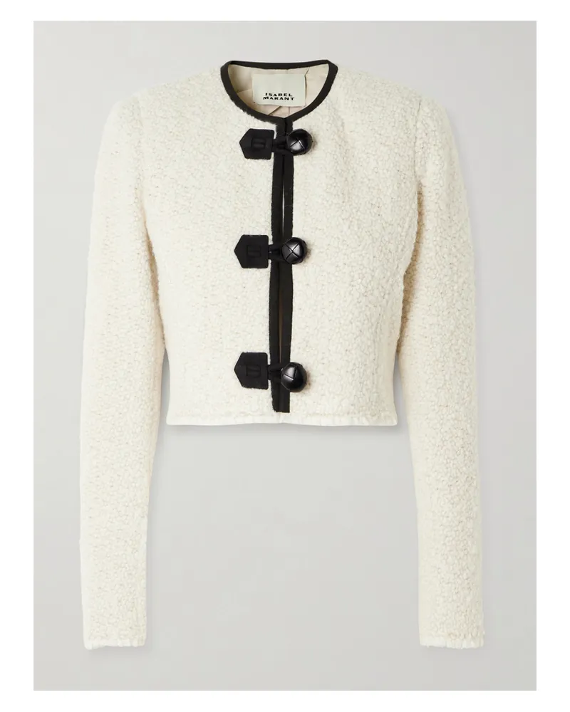 Isabel Marant Gradilia Jacke Aus Fleece - Ecru Ecru