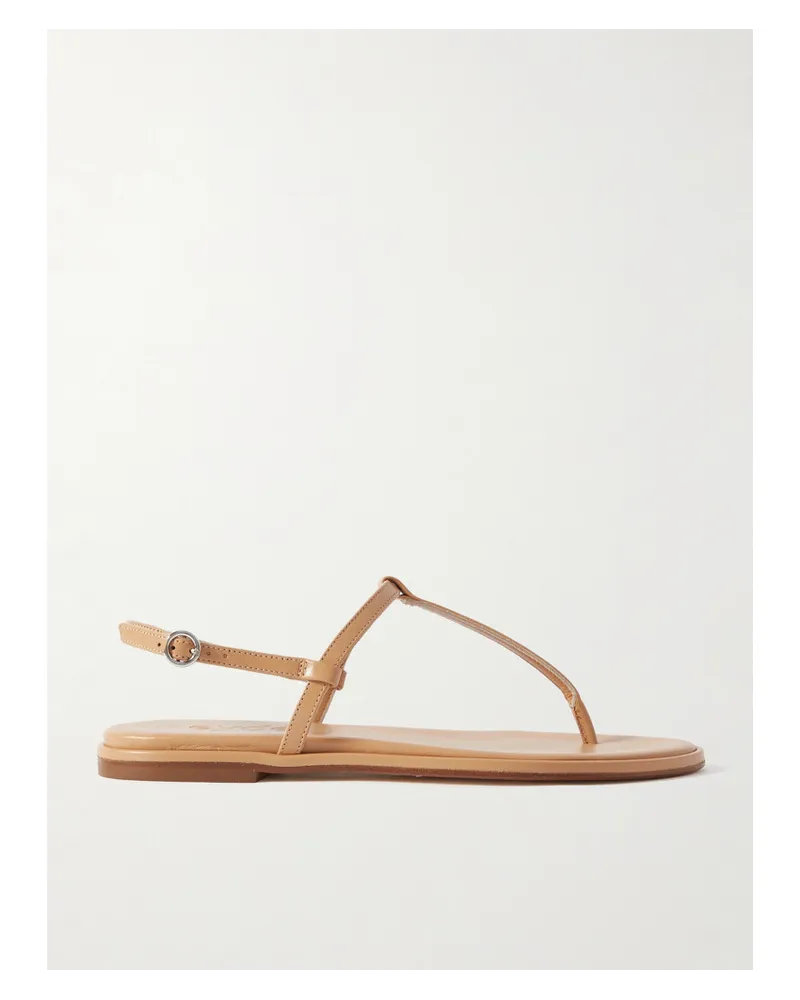 aeyde Nala Zehensandalen aus Leder Neutral