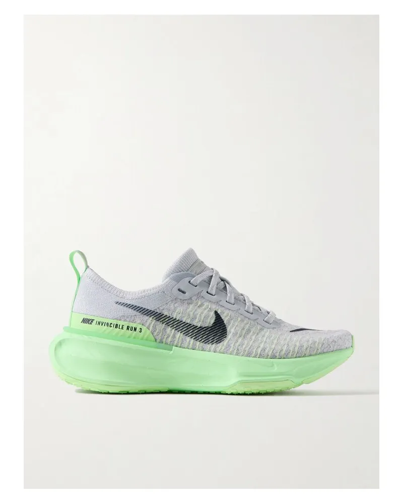 Nike Zoomx Invincible 3 Sneakers Aus „flyknit“-material - Grün Grün
