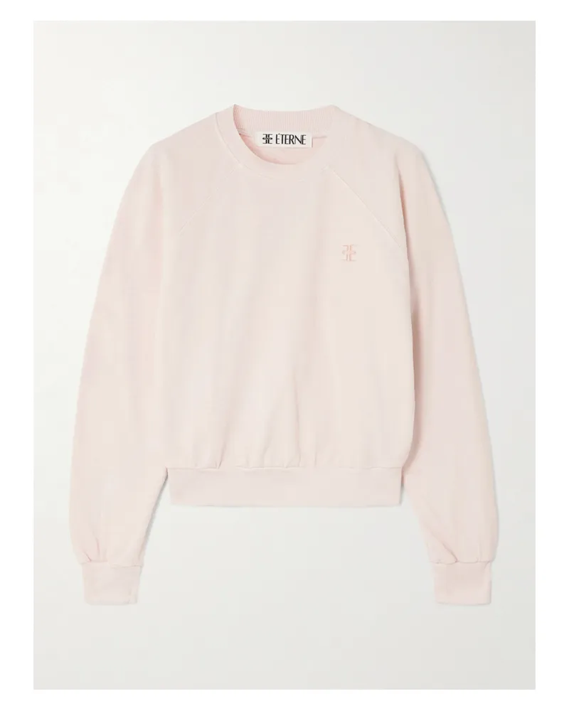 ÉTERNE Sonny Sweatshirt Aus Baumwoll-jersey - Pink Pink