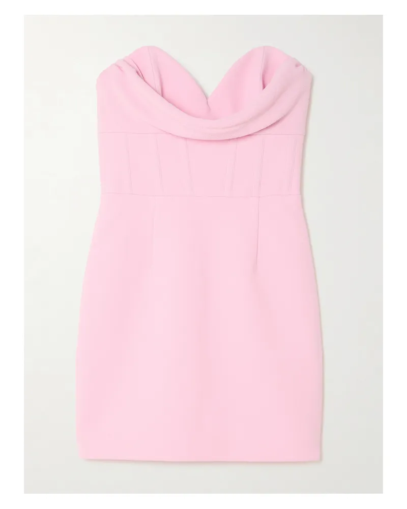 Rebecca Vallance Empress Trägerloses Minikleid Aus Crêpe - Pink Pink