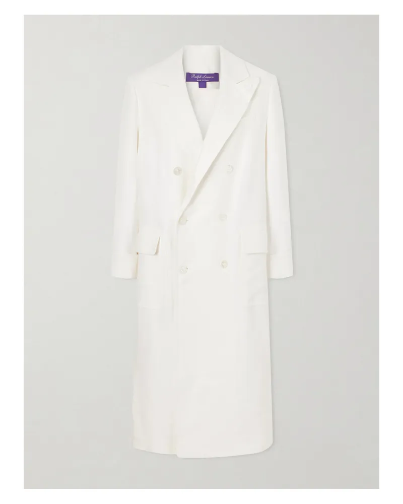 Ralph Lauren Taylan Linen Coat - Cream Cream