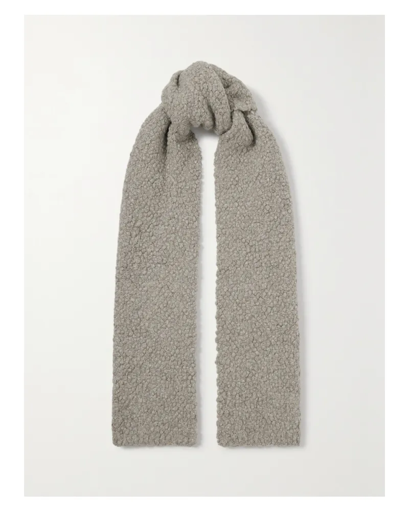 Lauren Manoogian Net Sustain Berber Schal Aus Bouclé Aus Einer Alpakawollmischung - Ecru Ecru