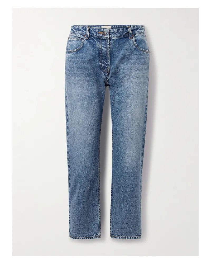 The Row Riaco Verkürzte, Halbhohe Jeans Mit Geradem Bein - Blau Blau