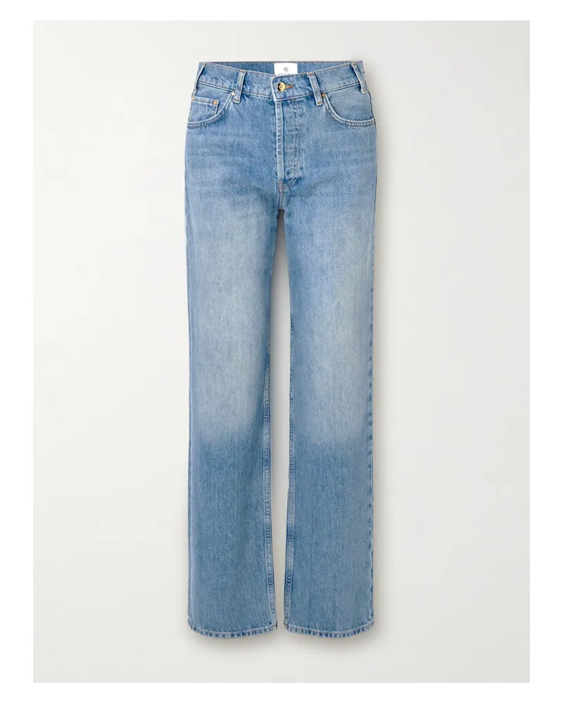 Anine Bing Gavin Hoch Sitzende Jeans Blau