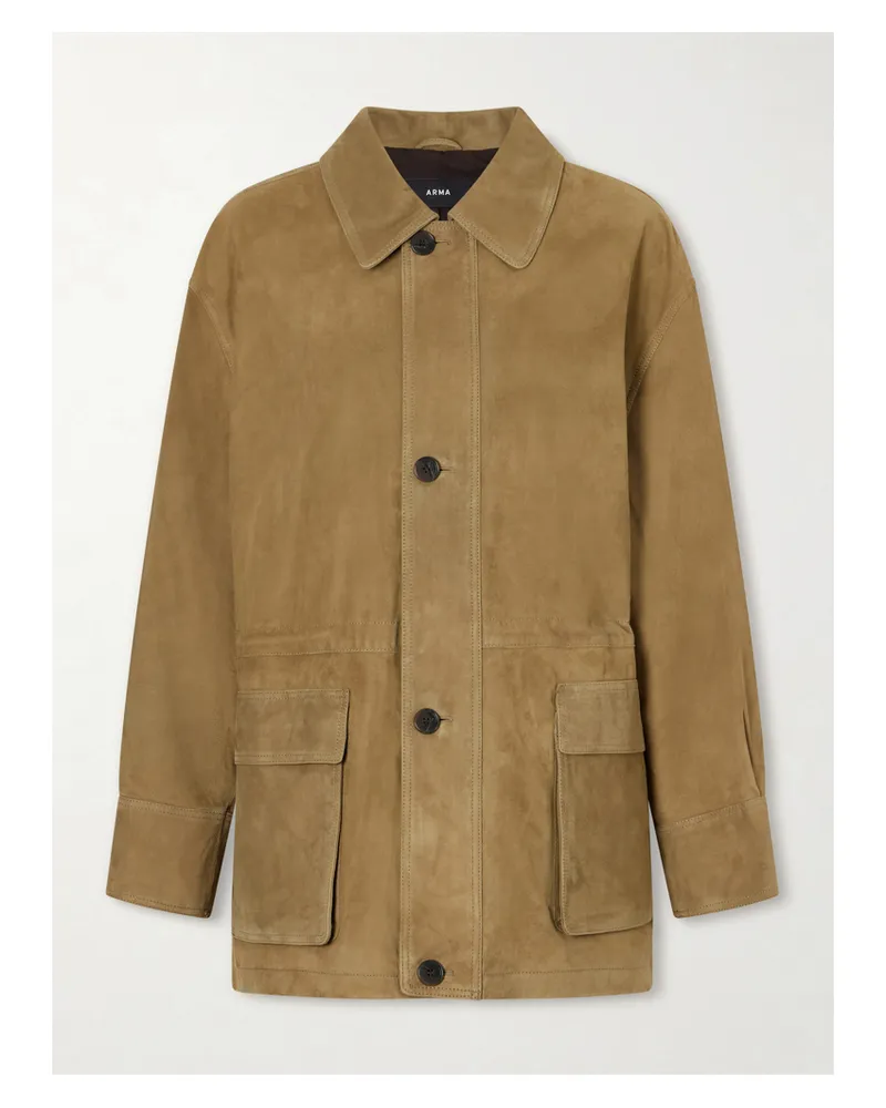 Arma Maeve Suede Jacket - Neutrals Neutrals
