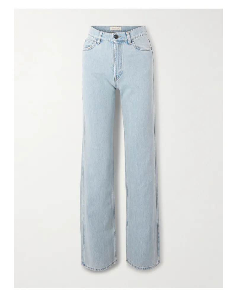 Giuliva Heritage Collection Dana Halbhohe Jeans Mit Weitem Bein - Blau Blau