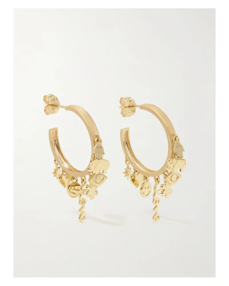 Sydney Evan Icons Anniversary Mittelgroße Creolen Aus 14 Karat Gold Gold