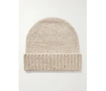 Donegal Cashmere Beanie - Cream