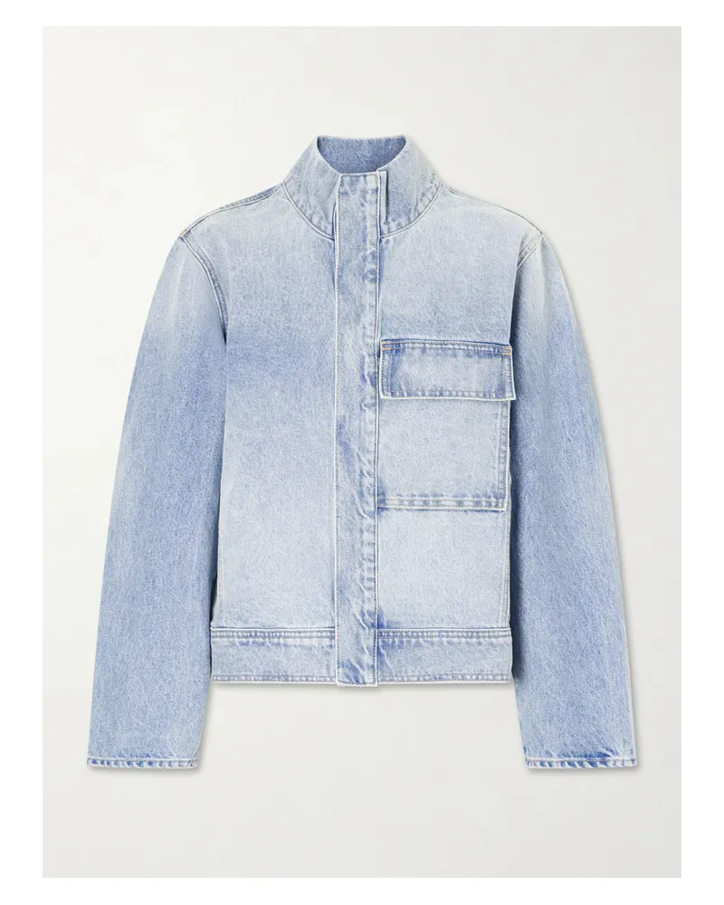 Nili Lotan Marilou Denim Jacket - Blue Blue
