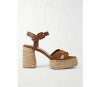 Calakala 70 Espadrille-sandalen aus Leder und Veloursleder