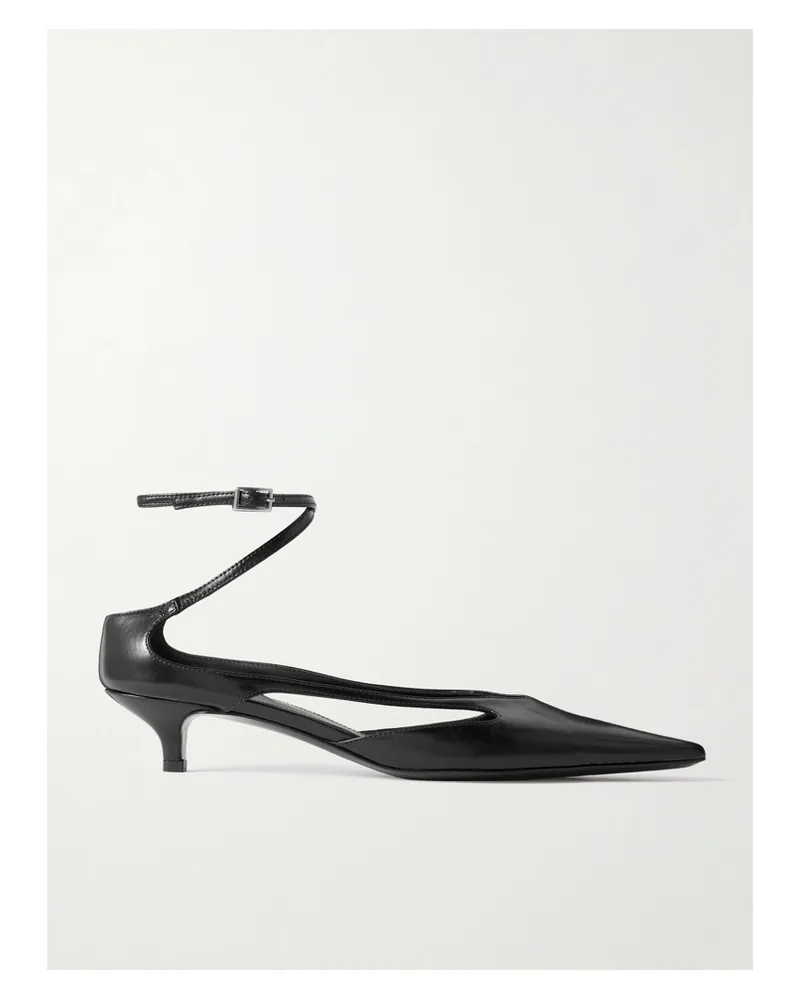 Totême Pumps Aus Leder Mit Cut-outs - Schwarz Schwarz