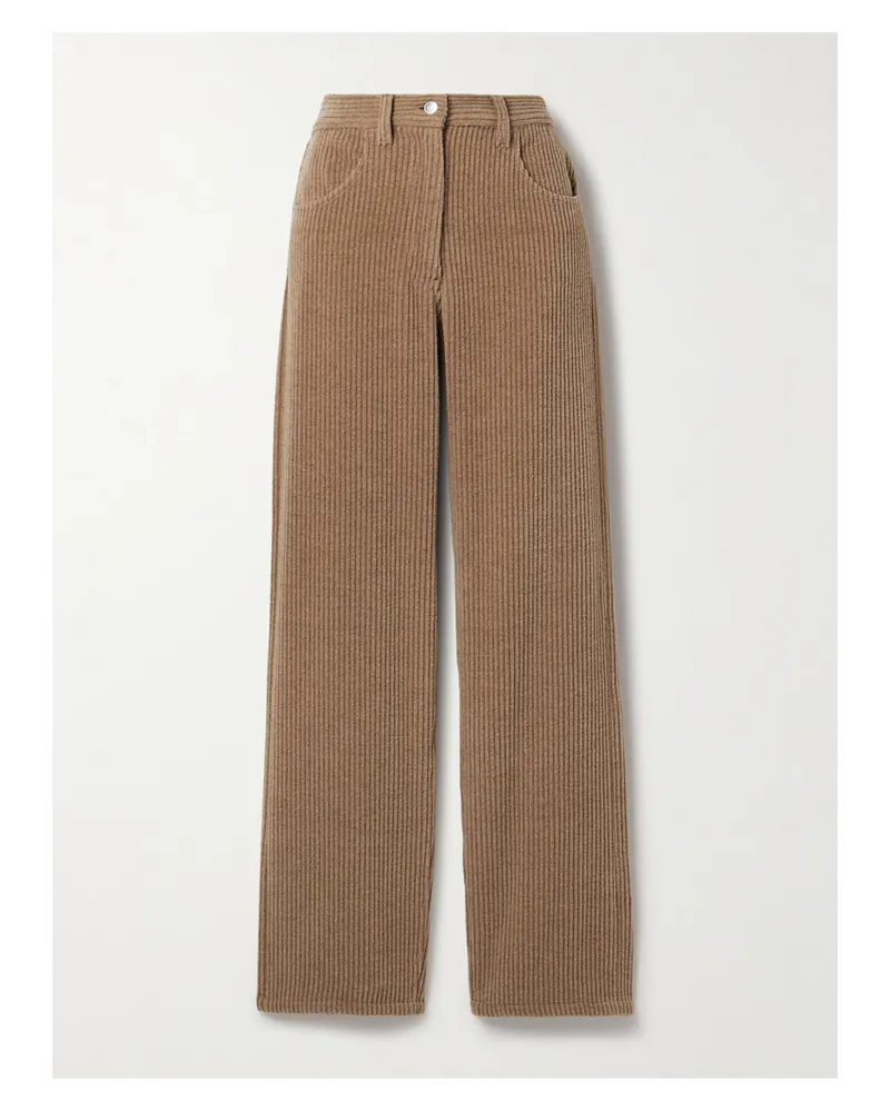 The Row Clair Corduroy Wide-leg Pants - Brown Brown