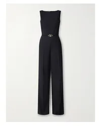 Valentino Garavani Jumpsuit aus einer Woll-mohairmischung Blau