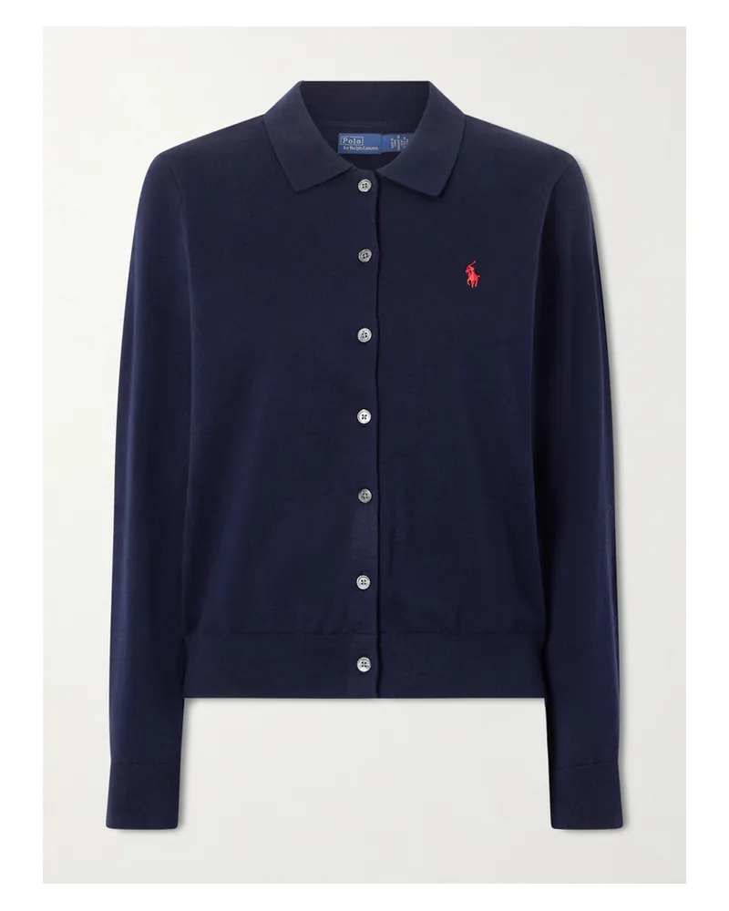 Ralph Lauren Cotton-blend Cardigan - Blue Blue
