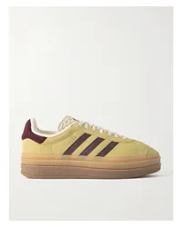 adidas Gazelle Bold Sneakers aus Veloursleder Gelb