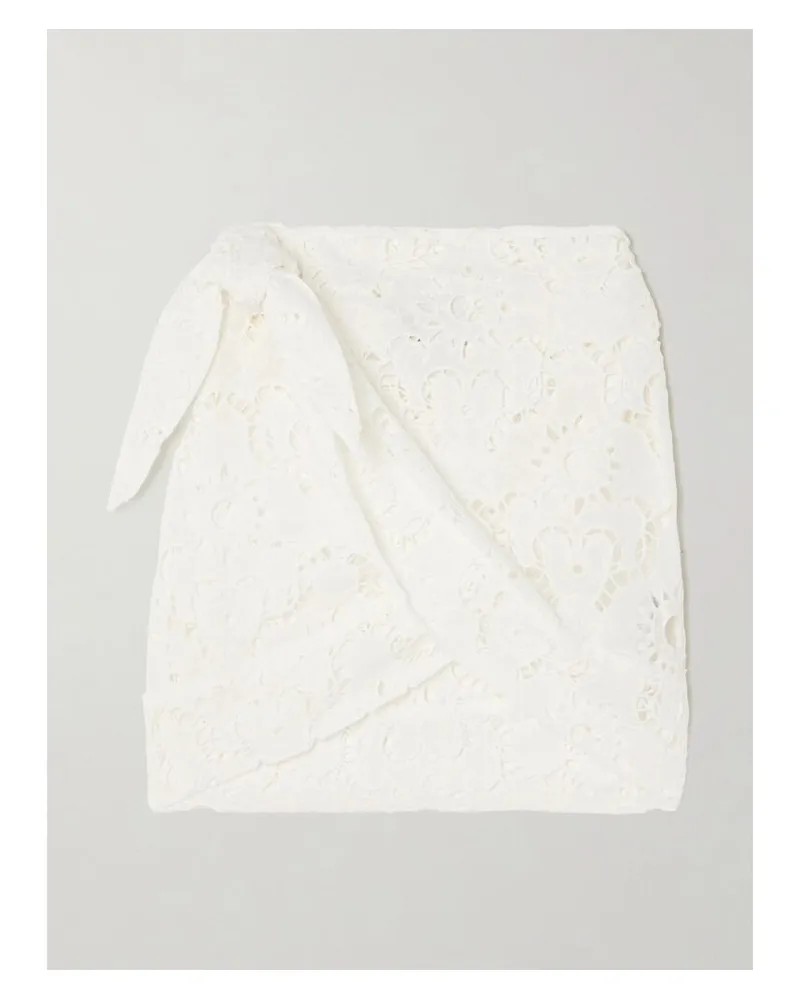 FARM Rio Pareo Aus Baumwolle Mit Lochstickerei - Weiß Weiß