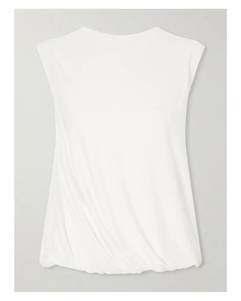 Norma Kamali Stretch-jersey Tank - White White
