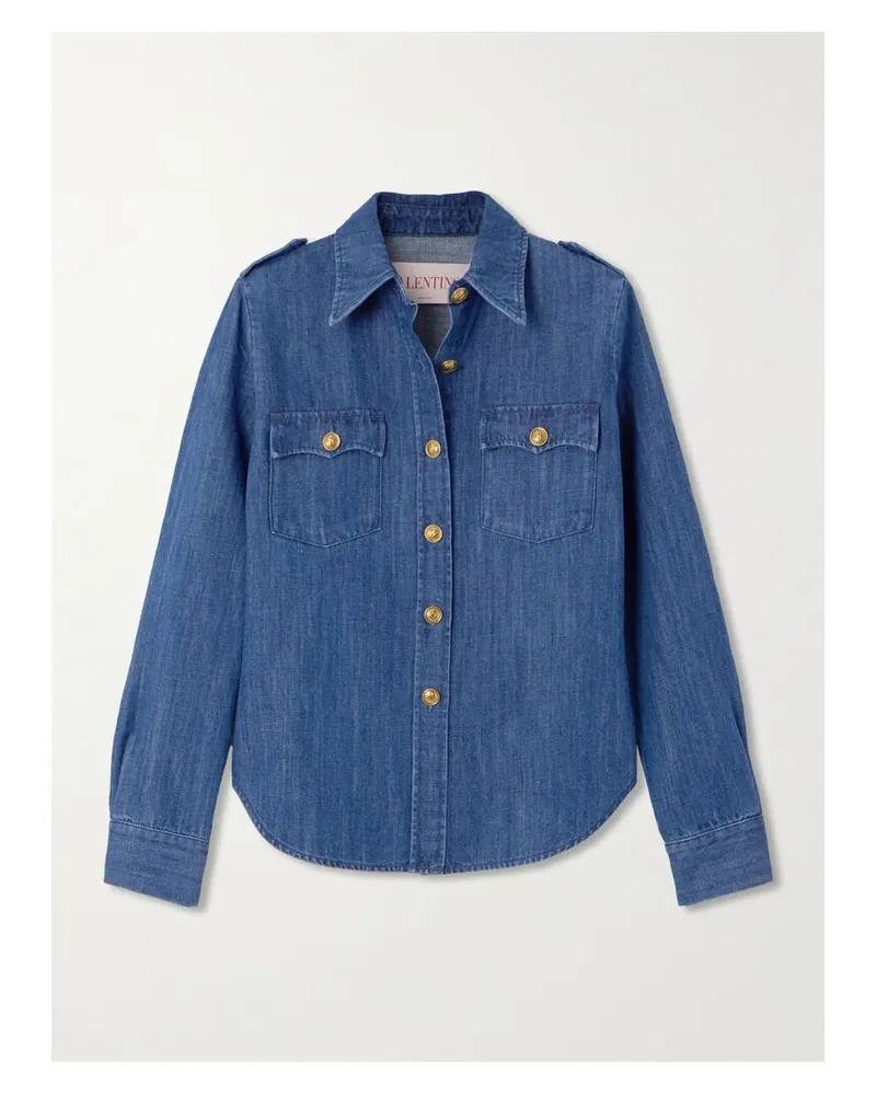 Valentino Garavani Jeanshemd - Blau Blau
