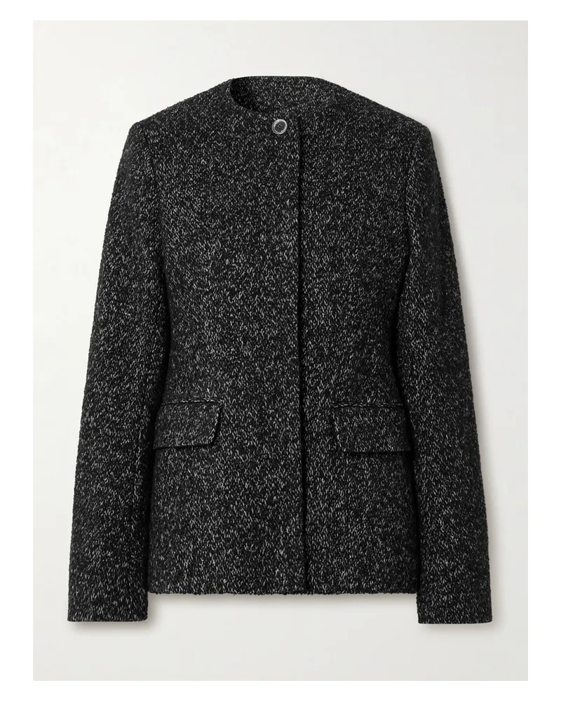 Totême Jacke Aus Einer Wollmischung - Schwarz Schwarz