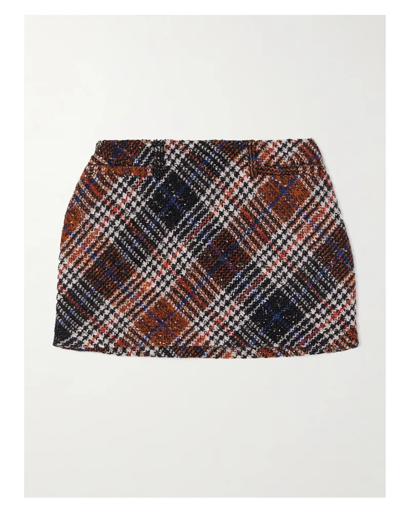 Missoni Caperdoni Minirock Aus Kariertem Tweed - Mehrfarbig Mehrfarbig