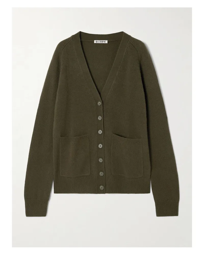 ÉTERNE Theodore Cardigan Aus Kaschmir - Grün Grün
