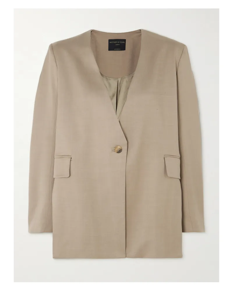 Mother of Pearl Net Sustain Blazer Aus Twill Aus Einer Tencel™-lyocell-mischung - Neutral Neutral