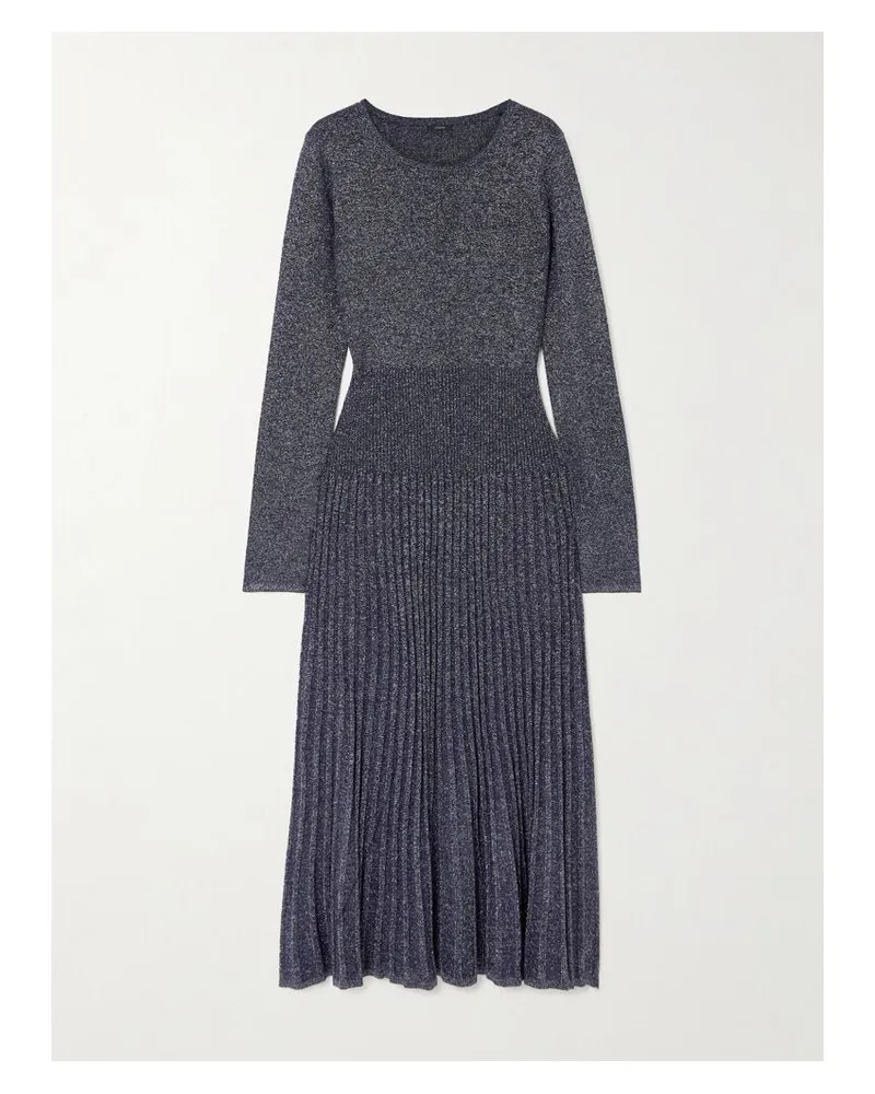 Joseph Midikleid Aus Geripptem Lurex® - Blau Blau