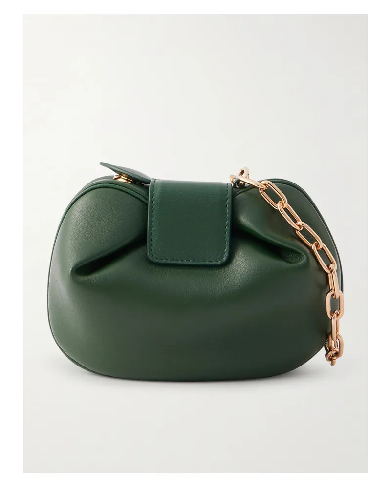 Gabriela Hearst Soft Demi Leather Clutch - Green Green