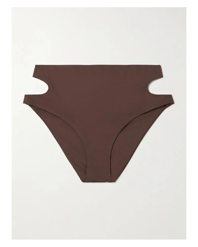 Kiki De Montparnasse La Sirene Bikini-höschen Mit Cut-outs - Braun Braun