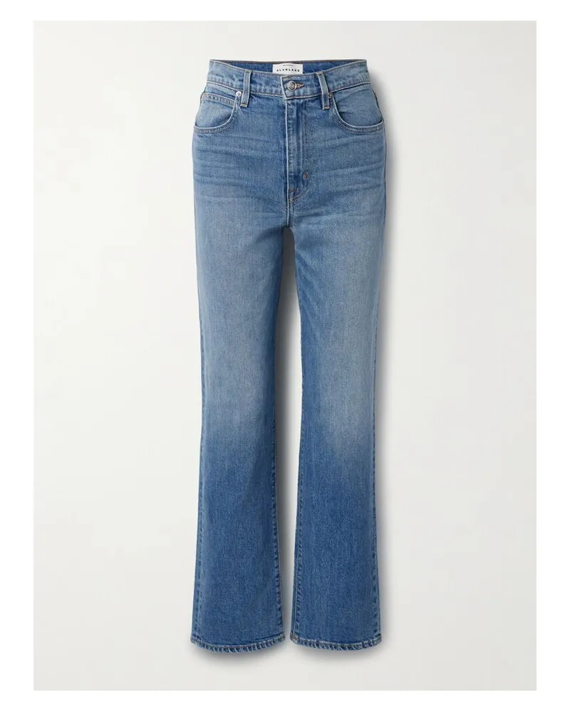 SLVRLAKE London Hoch Sitzende Jeans Mit Geradem Bein Aus Bio-denim - Blau Blau