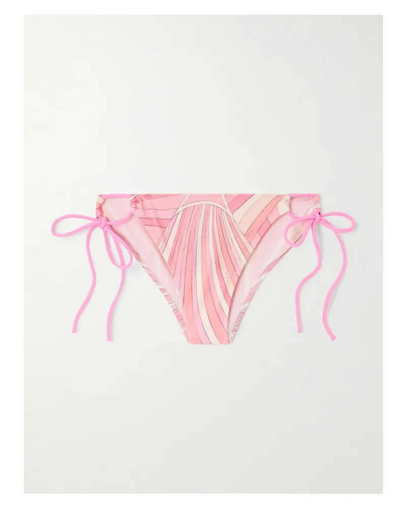 Emilio Pucci Bedrucktes Bikini-höschen - Pink Pink