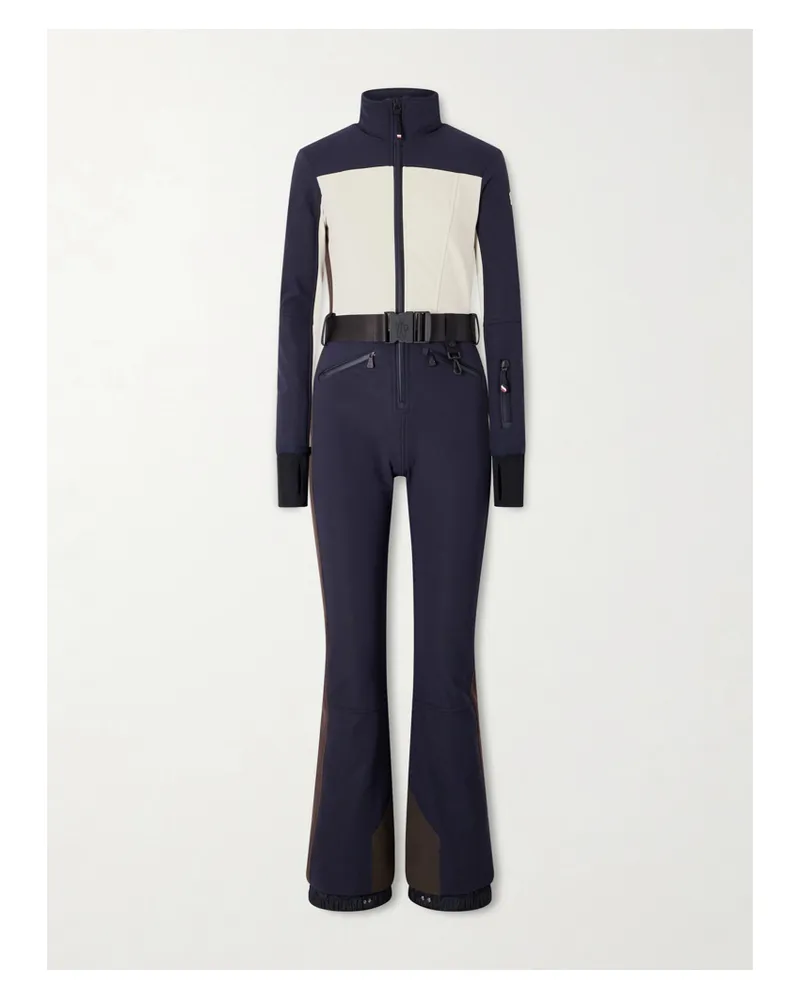 Moncler Skianzug Mit Gürtel - Blau Blau